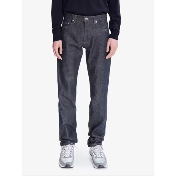 A.P.C. Men's Straight Jeans - Indigo - Picture 2 of 10